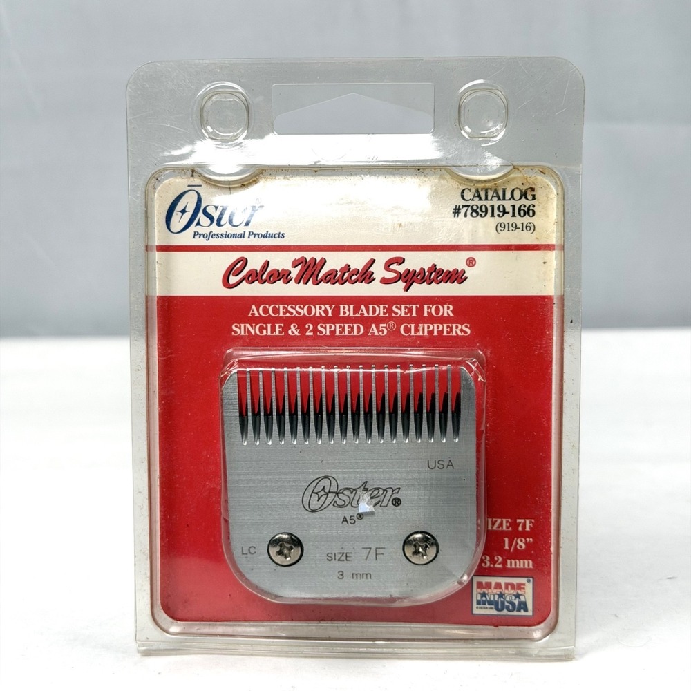Oster Blade 919-16 sz 7F for A5 Clippers NOS Ostercote USA New Replacement New